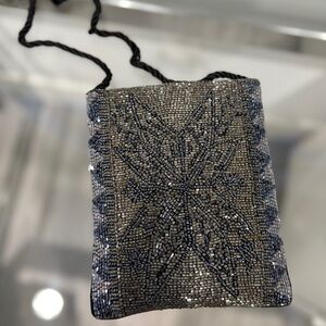 Indian Made Beaded Mini Bag 6x7